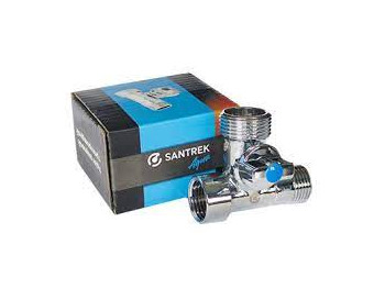 Кран 3-х проходной 1/2х3/4х1/2 г/ш/ш SANTREK Aqua BASE (660)