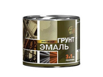 Грунт-эмаль по ржавчине 3 в 1 Радугамалер зеленый мох 1,9 кг (6)