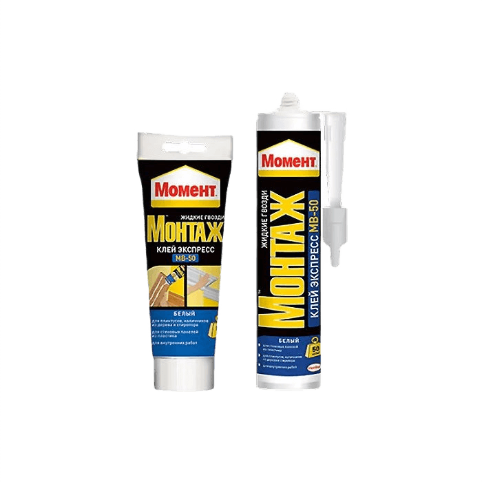 Клей монтажный (жидкие гвозди)	МОМЕНТ МОНТАЖ, Нейл Пауэр
